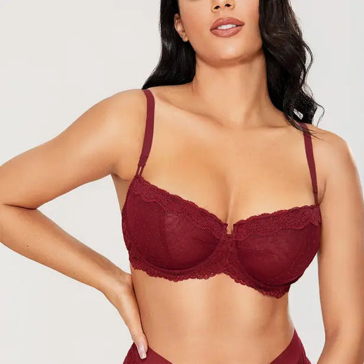 ALEHNA™ SHEER LACE BALCONETTE